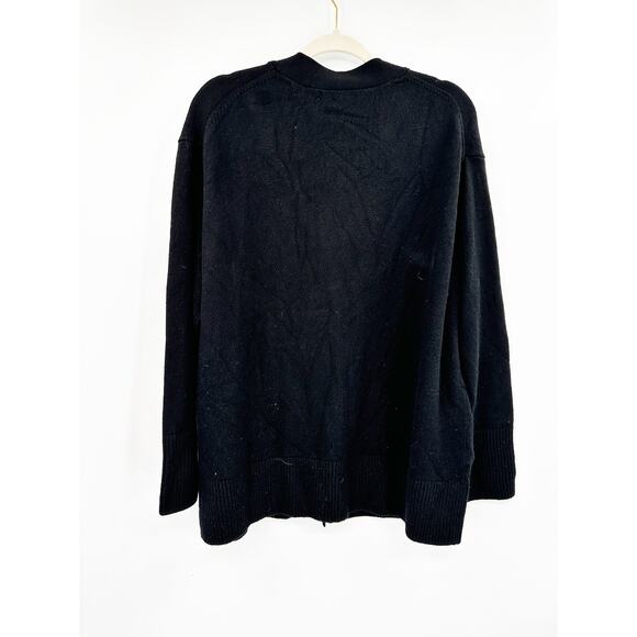 VINCE Wool and Cashmere Weekend Cardigan in Black XL NWT - Picture 7 of 7